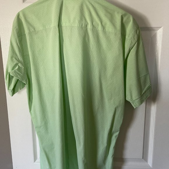 Jared Lang XL Short Sleeve Button Down With Contrast Trim - Picture 3 of 9